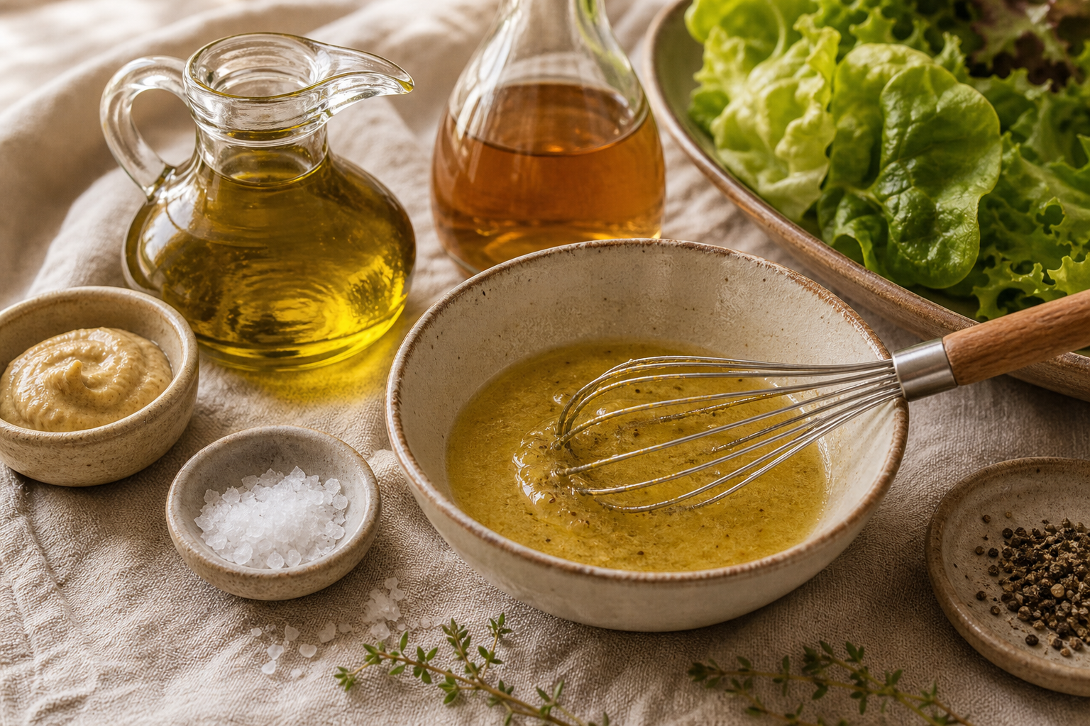 La méthode discrète pour une meilleure vinaigrette